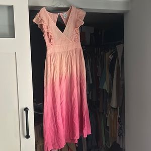 Linen summer dress small size brand new with tag